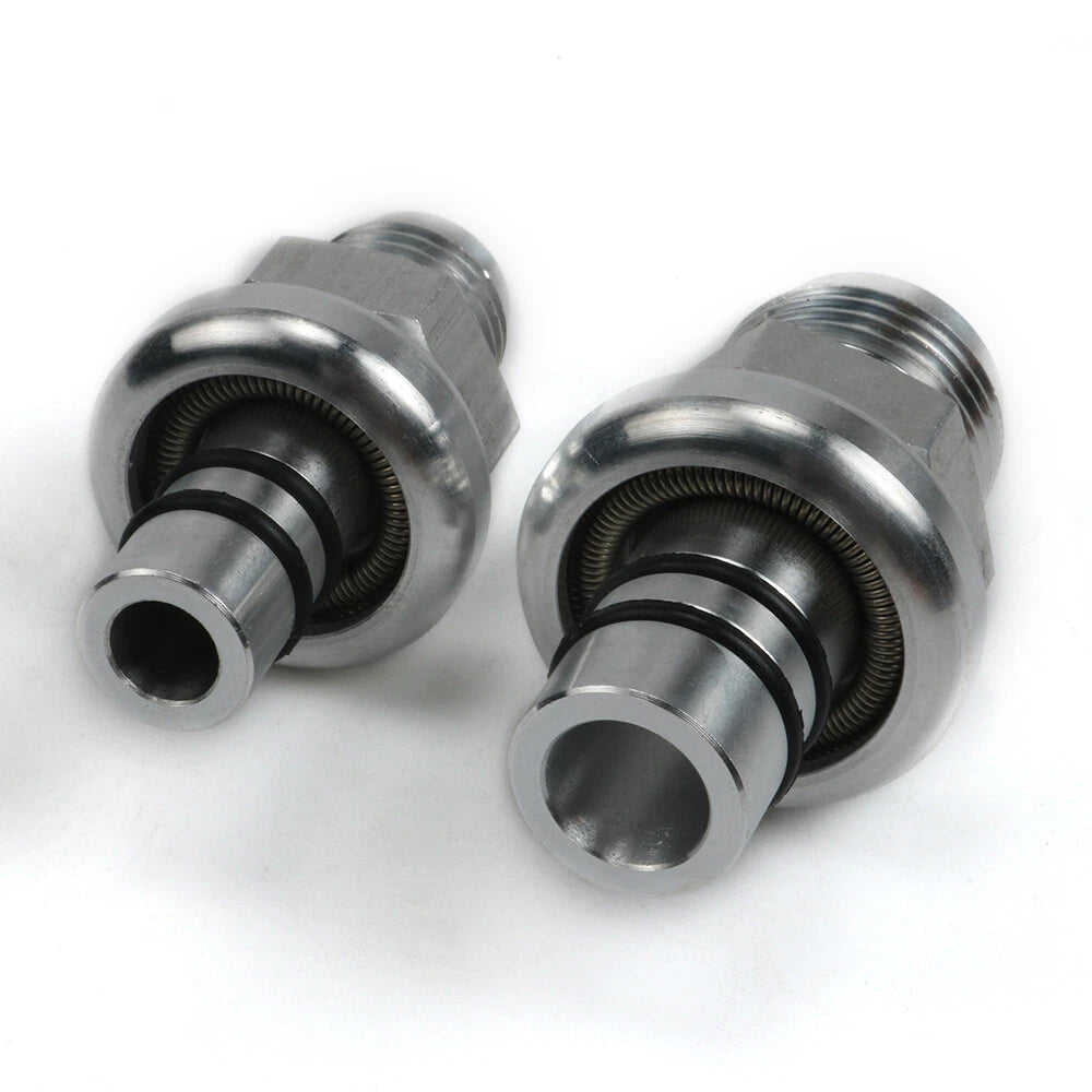 Billet -6an And -8an Fuel Rail Adapter Kit For 1986-1998 Mustang Billet