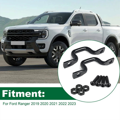 2X  Rear Truck Bed Rope Hooks for Ford Ranger 2019-2023 with Mounting Bolts