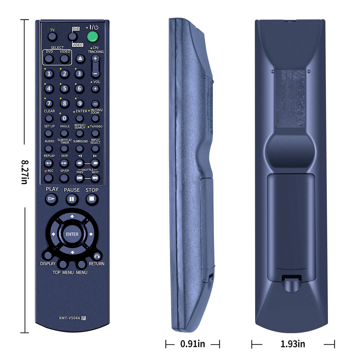 RMT-V504A Remote Control For Sony DVD Player SLV-D271P SLV-D370P SLV-D360P
