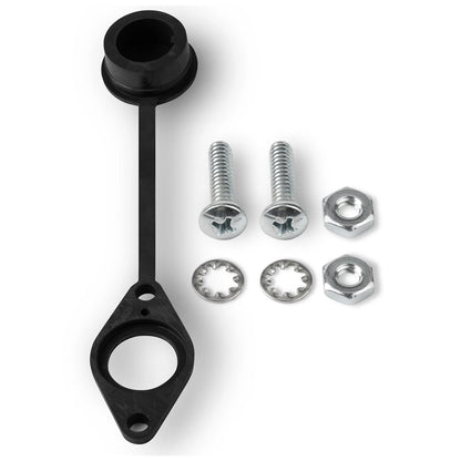 Truck Electric Winches Remote Control Socket Rubber Dust Cover Cap Mount Kit