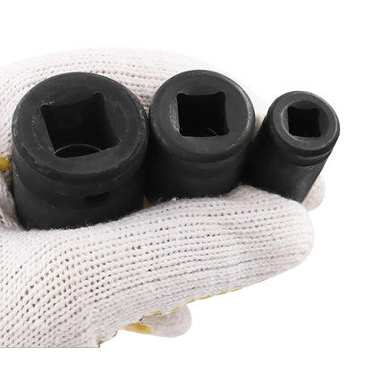 3PCS Professional Swivel Joint Socket Set 1/4" 3/8" 1/2" Drive Impact Adapter