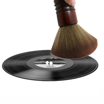 Soft LP Cleaning Brush Super Clean Anti-static Record Dust Remover Wooden Handle