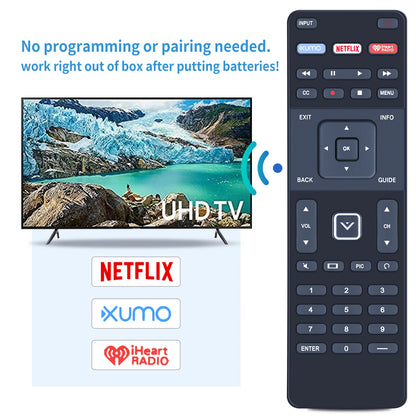 XRT122 Remote For Vizio Smart TV D32-D1 D32H-D1 D32X-D1 D39H-D0 D40-D1 D40U-D1