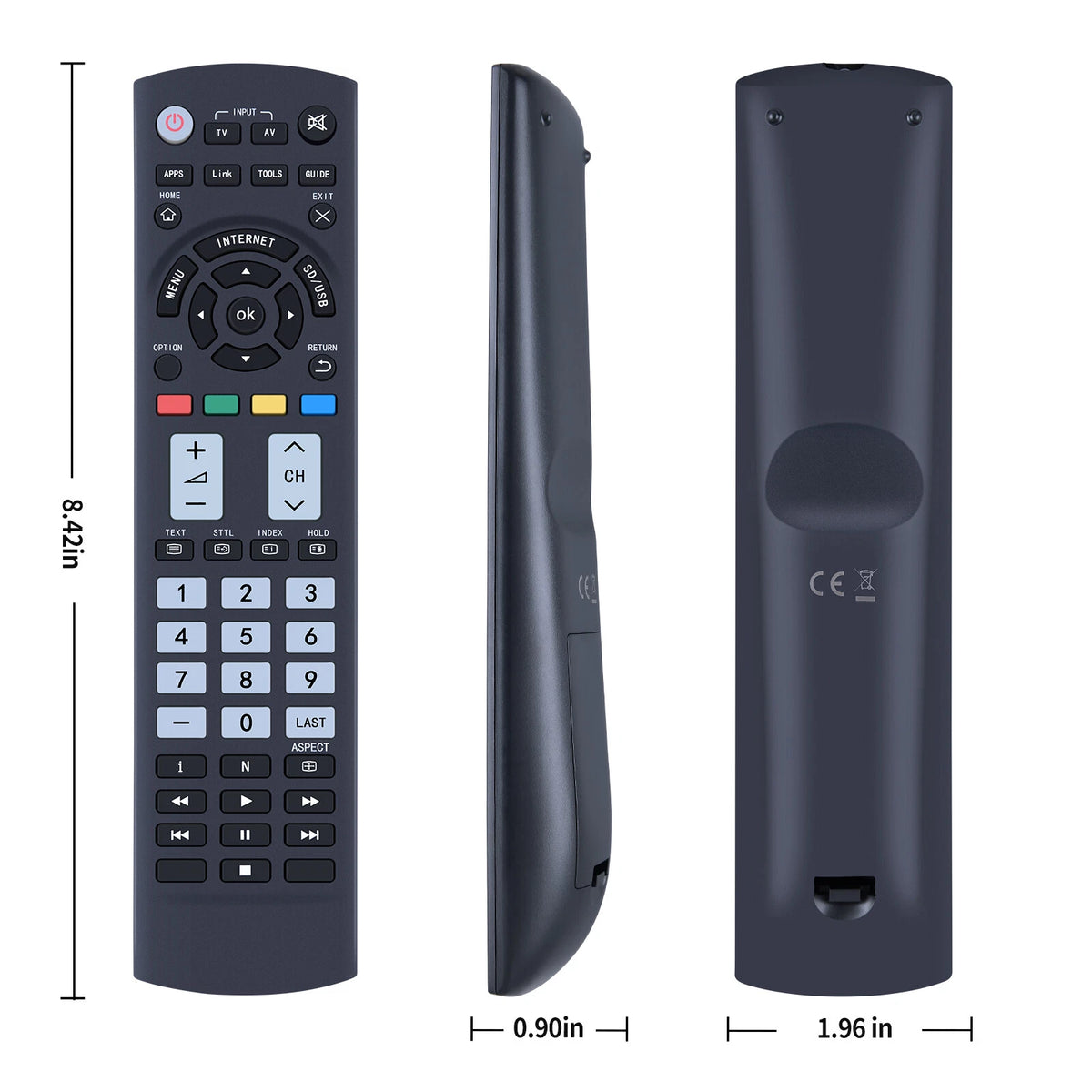 ROC1128PAN Thomson Replacement Remote Control For Panasonic TV