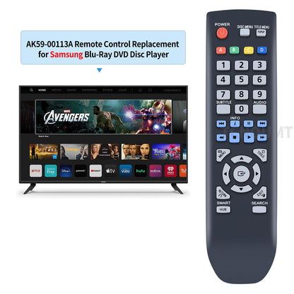 AK59-00113A Remote Control For Samsung Blu-ray BD-D5300 BD-D5300C BD-D5500