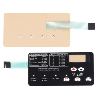42002-0007S Control Board 472610Z Switch Membrane Pad Kit For Pentair SR400NA