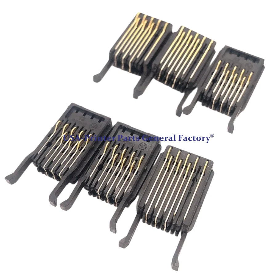 6Pcs INK cartridge board contact fits For epson R265 1390 RX590 R260 RX580 1400