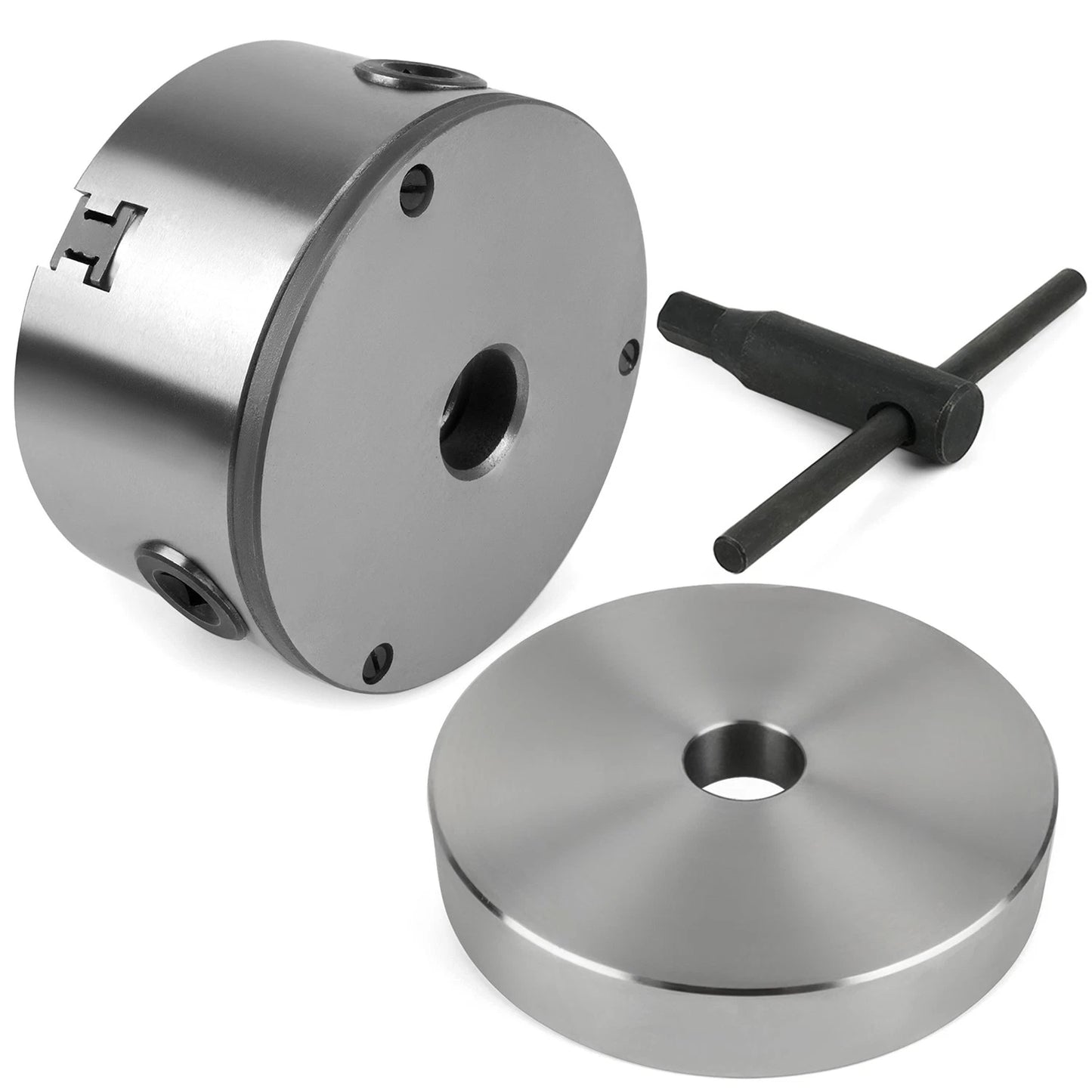3 Piece Hubless Quick Chuck Adapter Set for 1" Arbor Brake Lathes 70040 Ammco