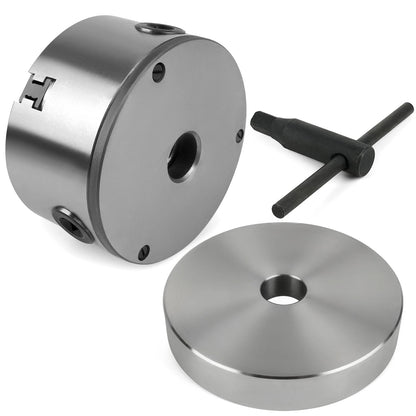 3 Piece Hubless Quick Chuck Adapter Set for 1" Arbor Brake Lathes 70040 Ammco