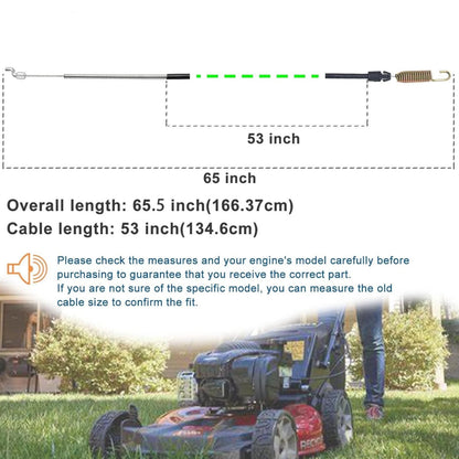 1 * 119-2379, 1192379, 290-945, 290945 Lawn Mower Traction Cable For Toro: 20331