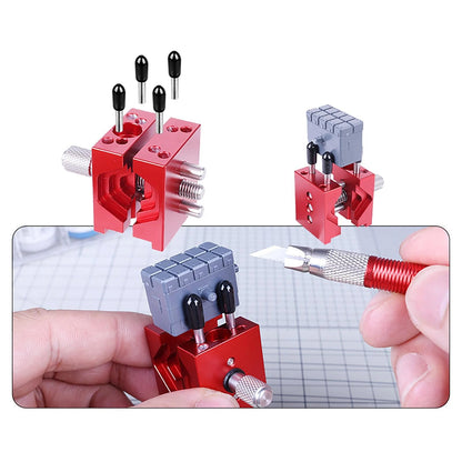 Adjustable Aluminum Alloy Mini Vise for Gundam Model Military Hobby Tool A