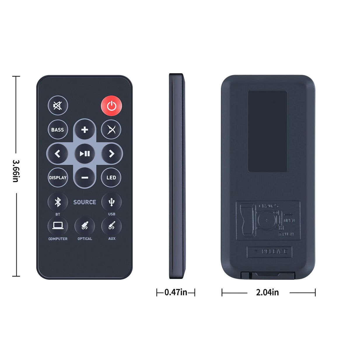 For Creative MF8245 Sound BlasterX Katana Speaker System Remote Control