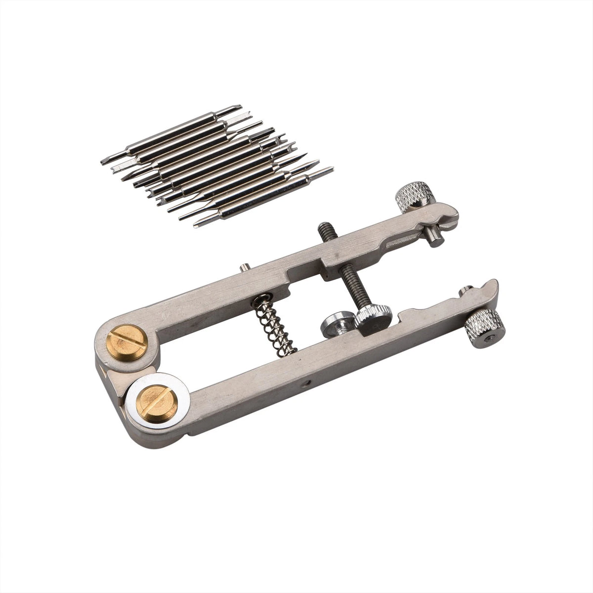 Watch Strap Link Remover Adjust V/U-shaped Spring Bar Plier 9 Pins For 6835 Tool