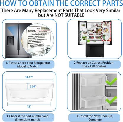 WPW10212139 Refrigerator Door Shelf Bin Compatible with Maytag Whirlpool...
