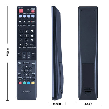GA935WJSA Remote Control For Sharp AQUOS TV LC-70LE734U LC-40LE830U