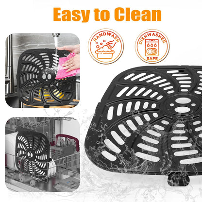 GWYXC Air Fryer Replacement Parts Compatible with 8QT for Gourmia, Silver