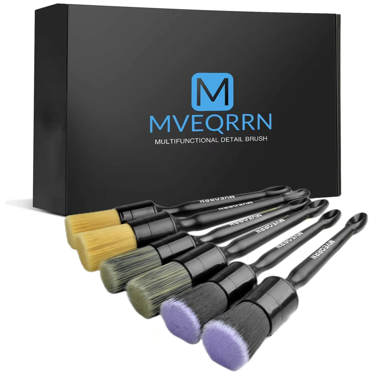 MVEQRRN 6 Pcs Car Detailing Brush 6pcs car detailing brush set (AS PICTURES)