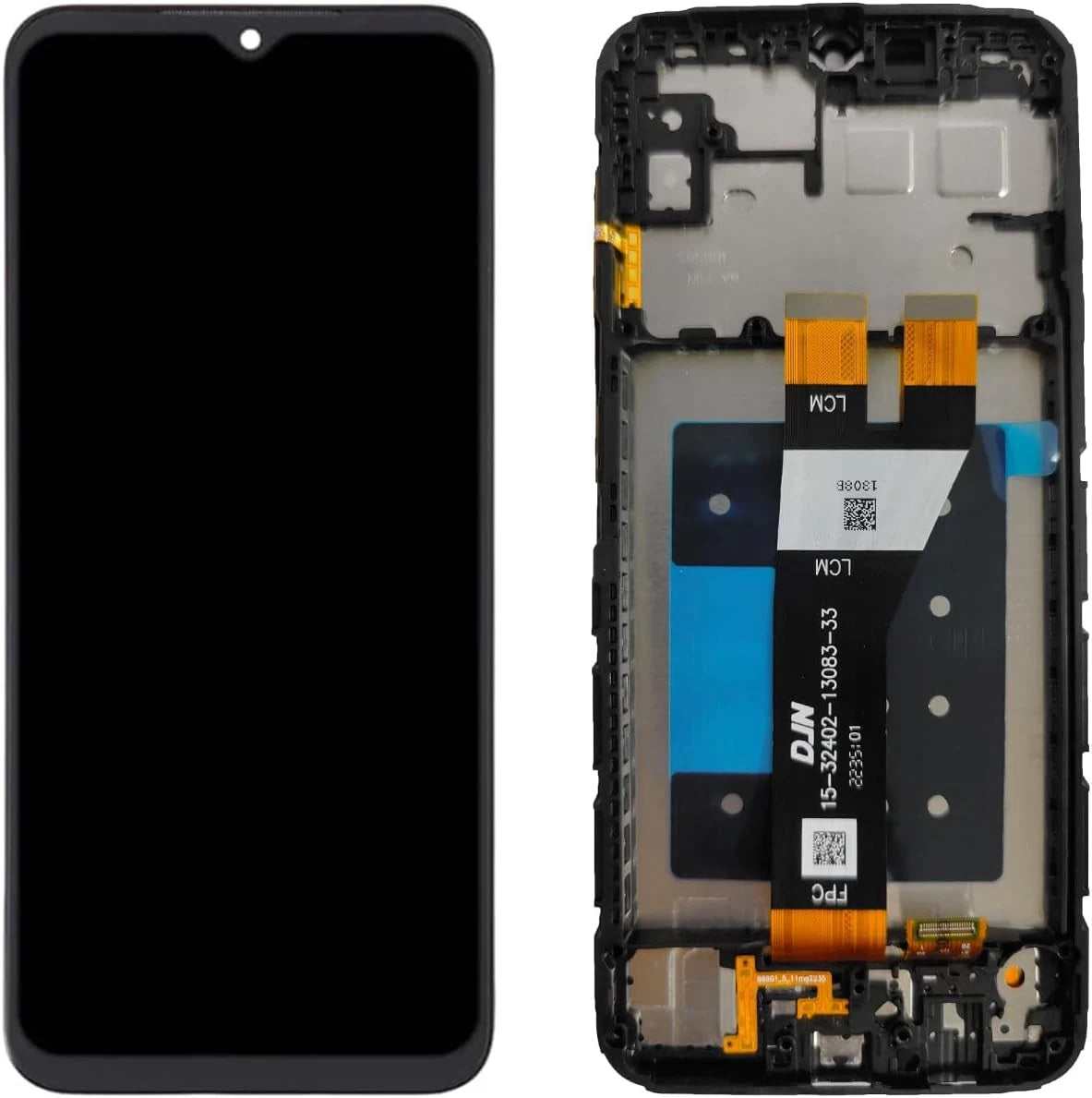 for Samsung A14 5G Screen Replacement with Frame Galaxy Black
