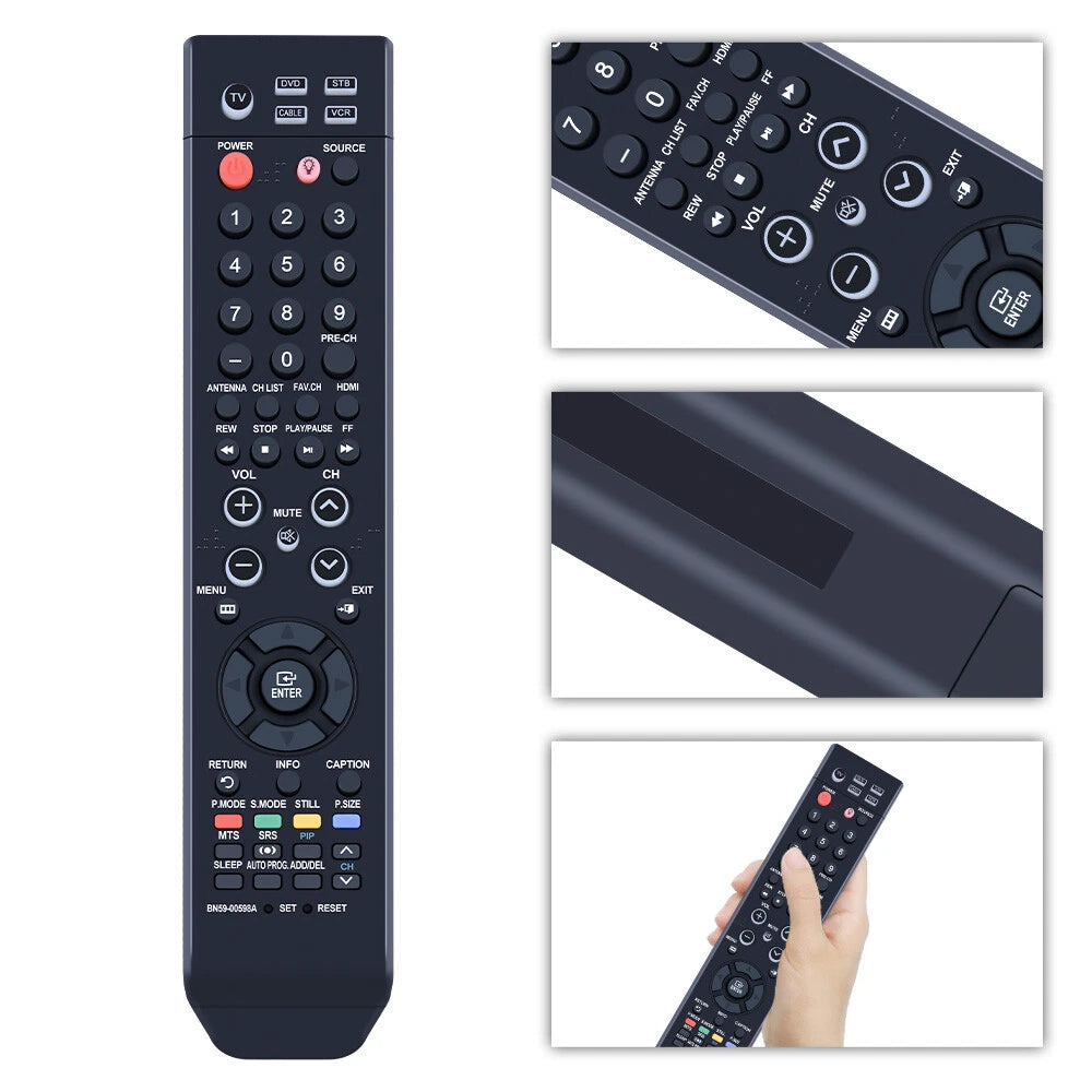 BN59-00598A Remote Control For Samsung TV LN-T3232H LN46S81BD LN-T3753H