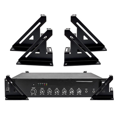 Steel 2 Amp Amplifier Rack Coated by Black Powder  for Car Audio
