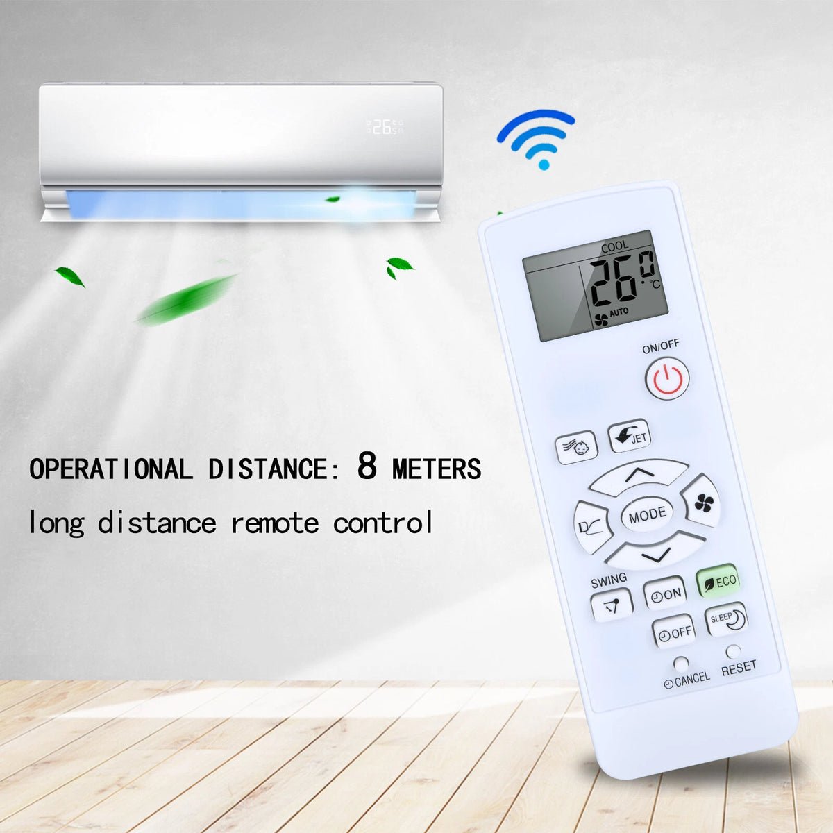 CRMC-A937JBEZ Replacement Remote Control For Sharp Air Conditioner