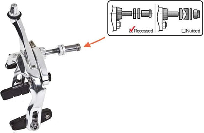 heyous 2pcs Brake Recessed Nut Caliper M6 Brake...