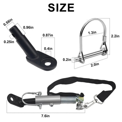 Bike Trailer Coupler Hitch Connector Axle Universal As picture