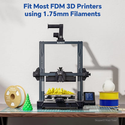 DEEPLEE PLA 1.75mm 3D Printer Filament, Dimensional Accuracy +/- PLA, 1*black