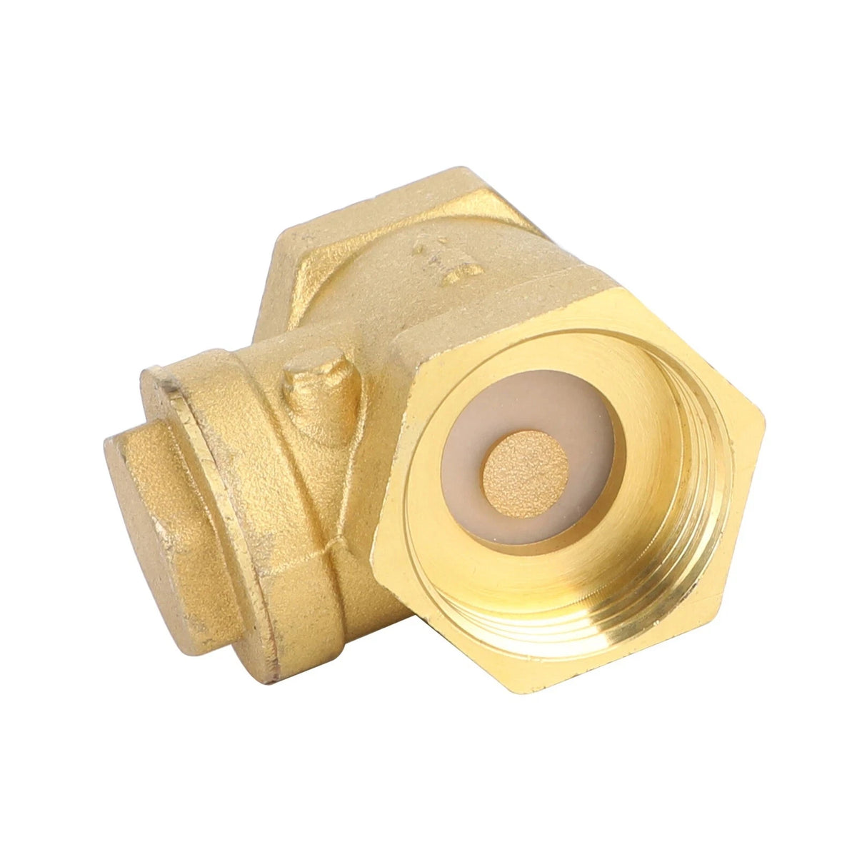1PC Brass 1 Inch Check Horizontal Valve NPT Threaded Water Medium