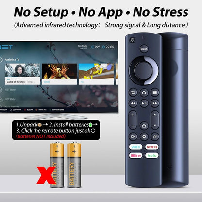 NS-RCFNA-21 REV-B Remote Control For Insignia TV NS-24F202NA22 without Voice
