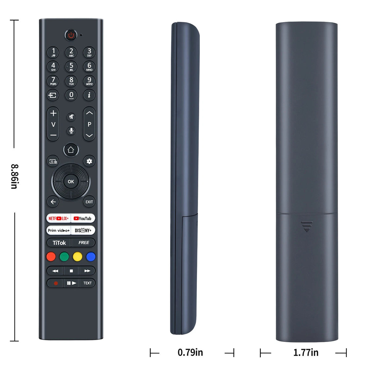RM-C3620 Replace Remote Control For JVC LT-55VU7555 Smart TV No Voice