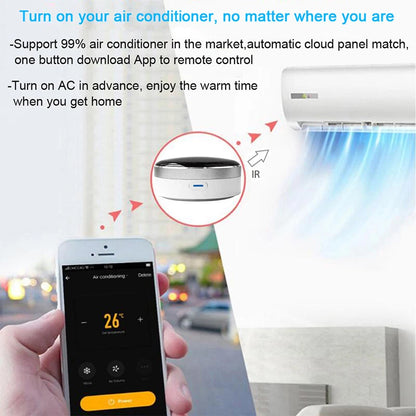 Universal Smart WiFi IR Remote Control for Tuya APP Smart Life Alexa Google Home