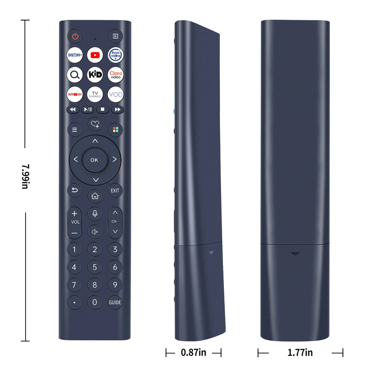 Voice Remote Control For Hisense UHD 4K Smart TV 55A6NV 65A6NV 75A6NV
