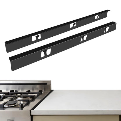 Stove Gap Covers,Stove Filler, Range Trim Kit, black-23.4