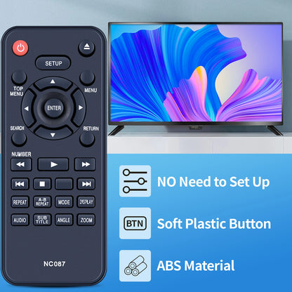 NC087 Remote Control For Sanyo DVD Player FWDP105F FWDP175F