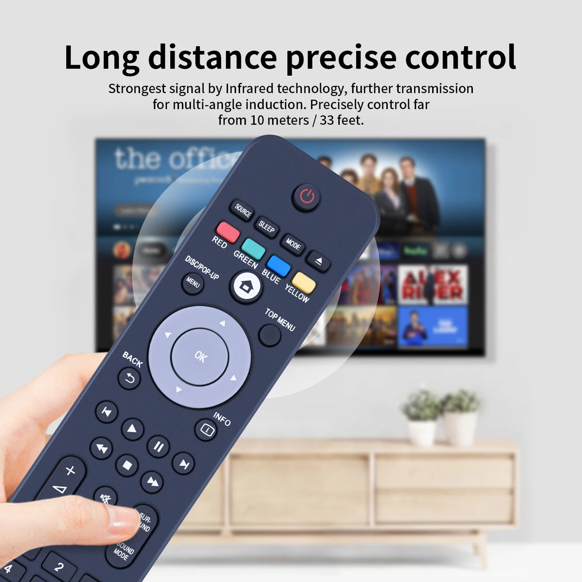 Remote Control NB5E5 For Philip s Home Theater System HTS3051B/F7 HTS3051B/F7A