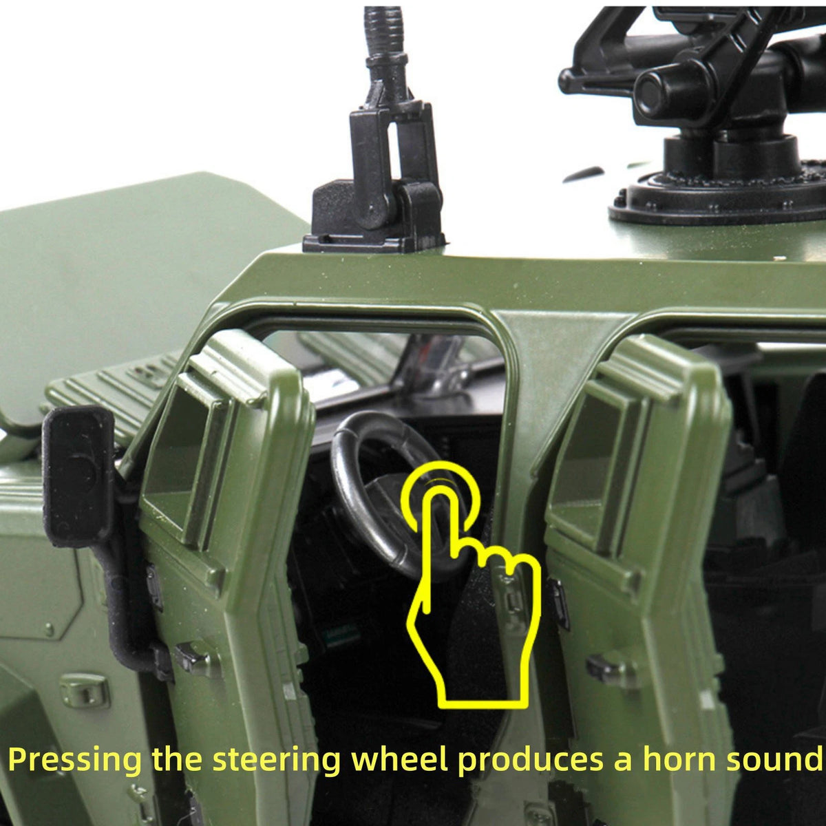 1/18 For DongFeng Mengshi 3th Generation Off Road Vehicle Sound Light Model GG