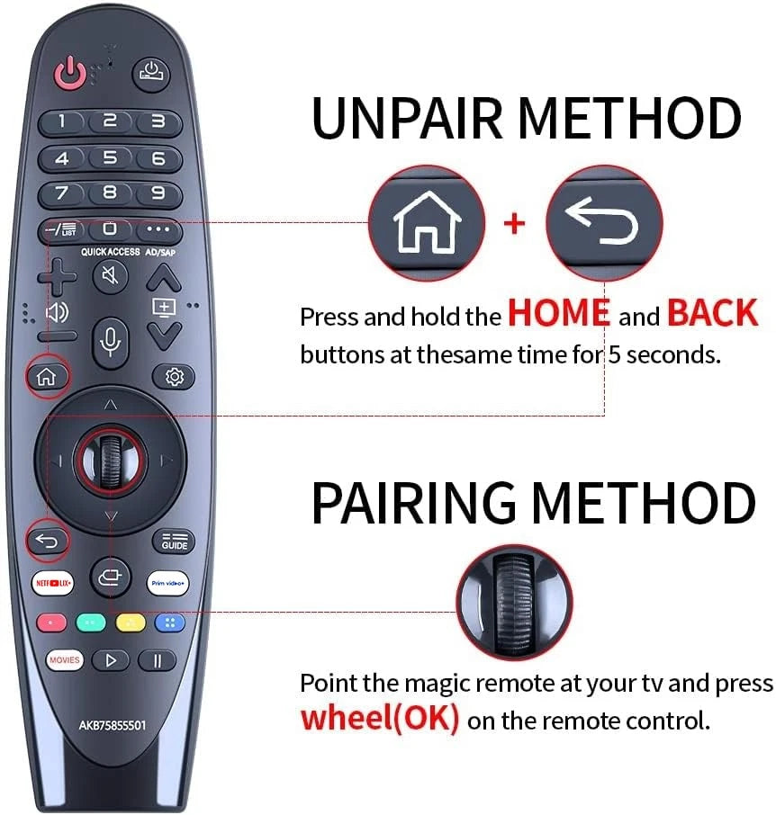 MR20GA AKB75855501 Remote Control Voice For LG Magic 2020 Smart TV