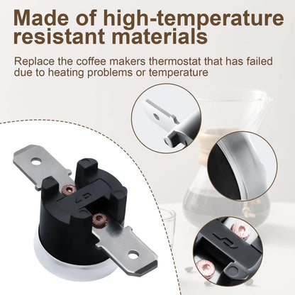Coffee Percolator Thermostat P04-303 Fits Standard Size, Silver