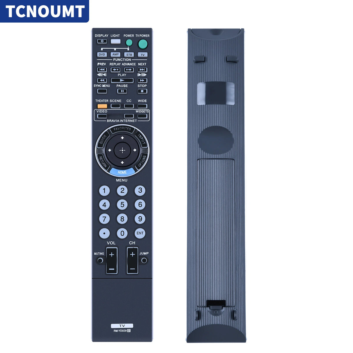 RM-YD029 Remote Control For Sony Bra TV KDL46Z5100 KDL52XBR10 KDL46XBR10