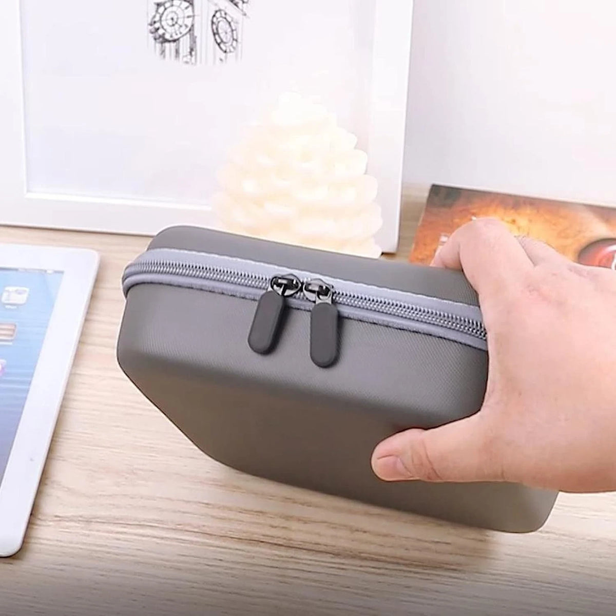 Storage Bag for Mini 3 Pro Drone Case Hard Shell Travel DJI 3 Pro-Grey