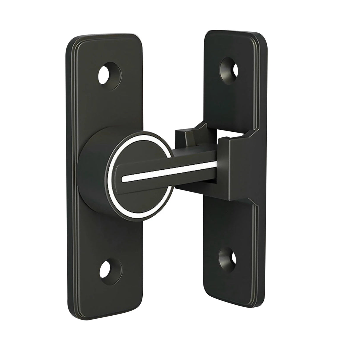 90° Keyless Interior Door Bolt Luminous Surface-mounted Room Door Latch ss