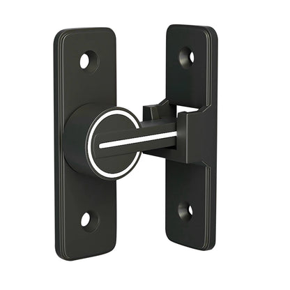 90° Keyless Interior Door Bolt Luminous Surface-mounted Room Door Latch ss