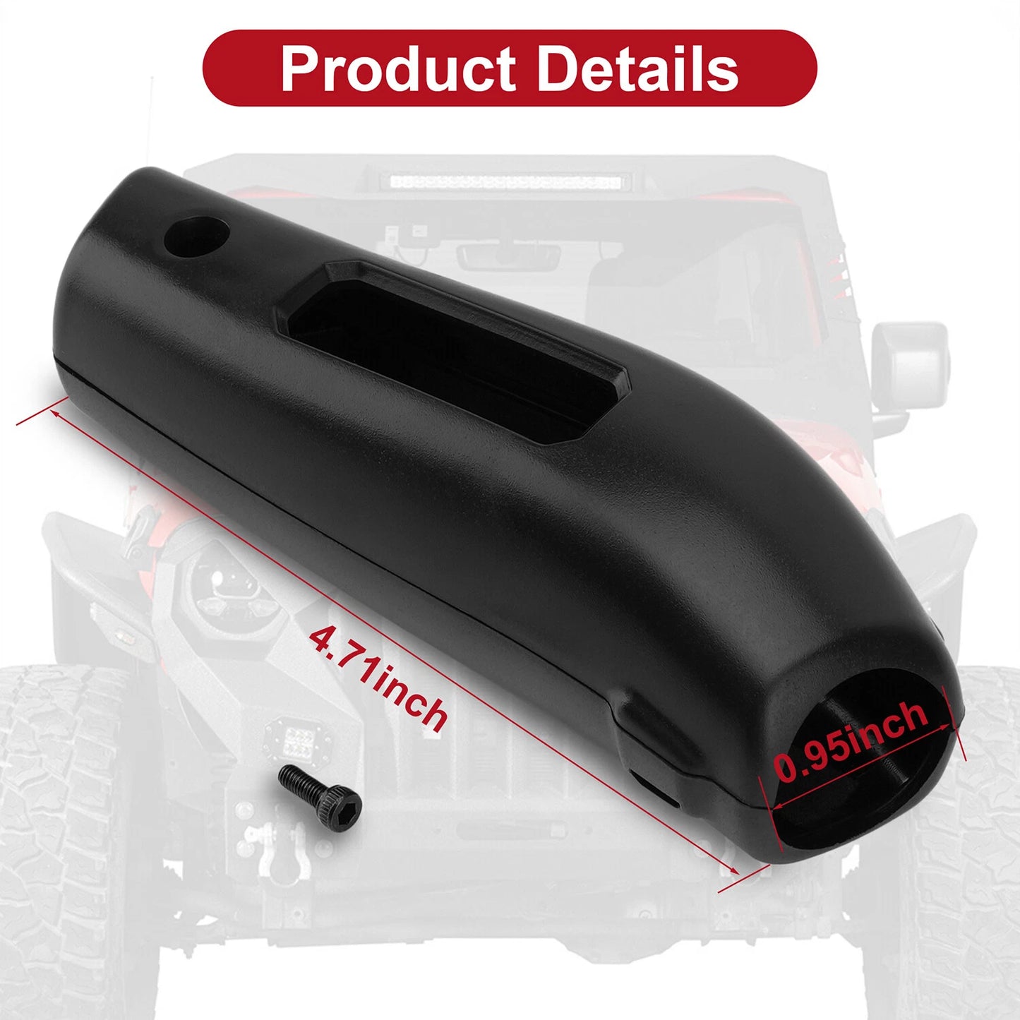 Turn Signal Lever Turn Rod Extension Extender for Jeep Wrangler JL JT 2018-2024