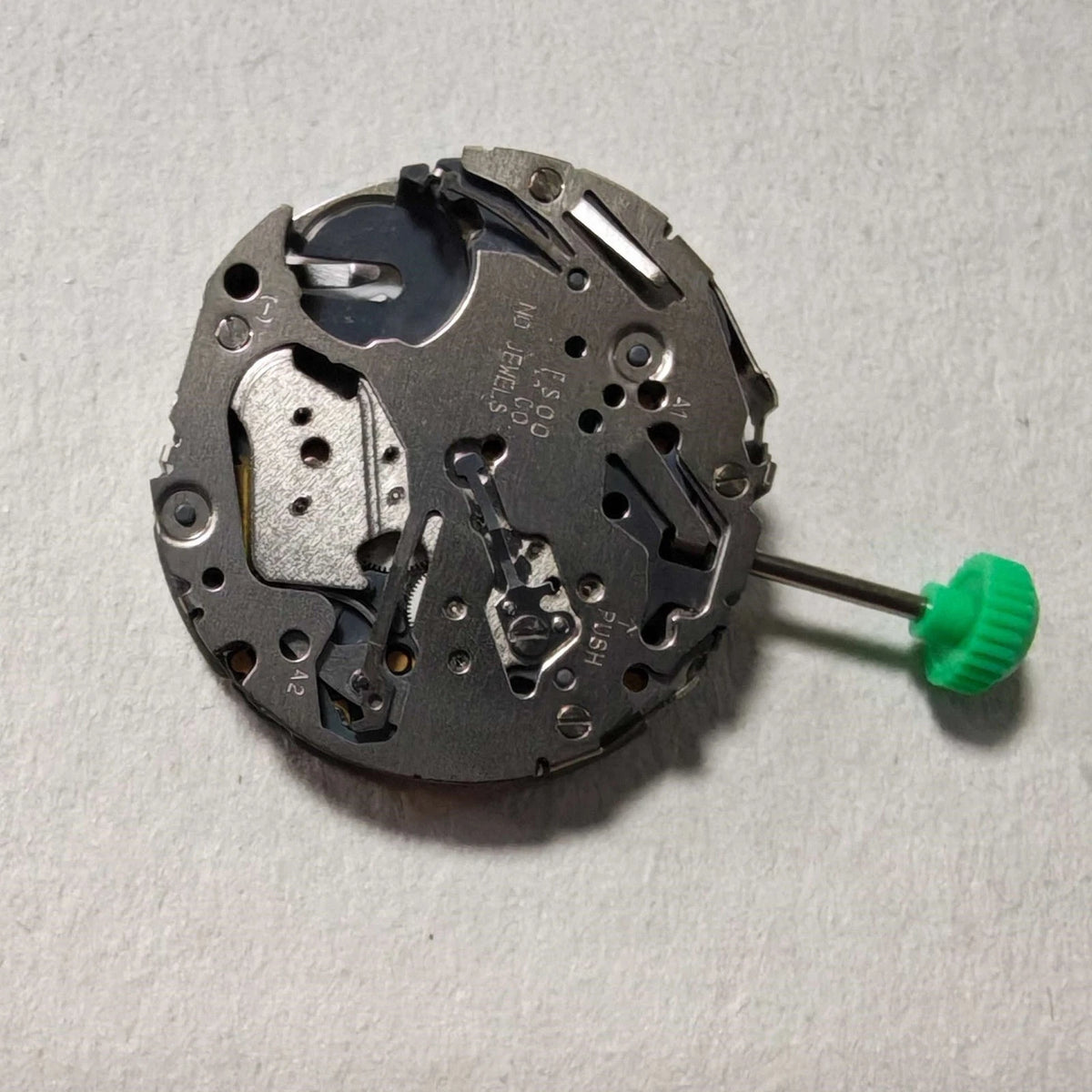 Quartz Mechanism Chronograph Watch With Date Display at 4:00 for Miyota FS00