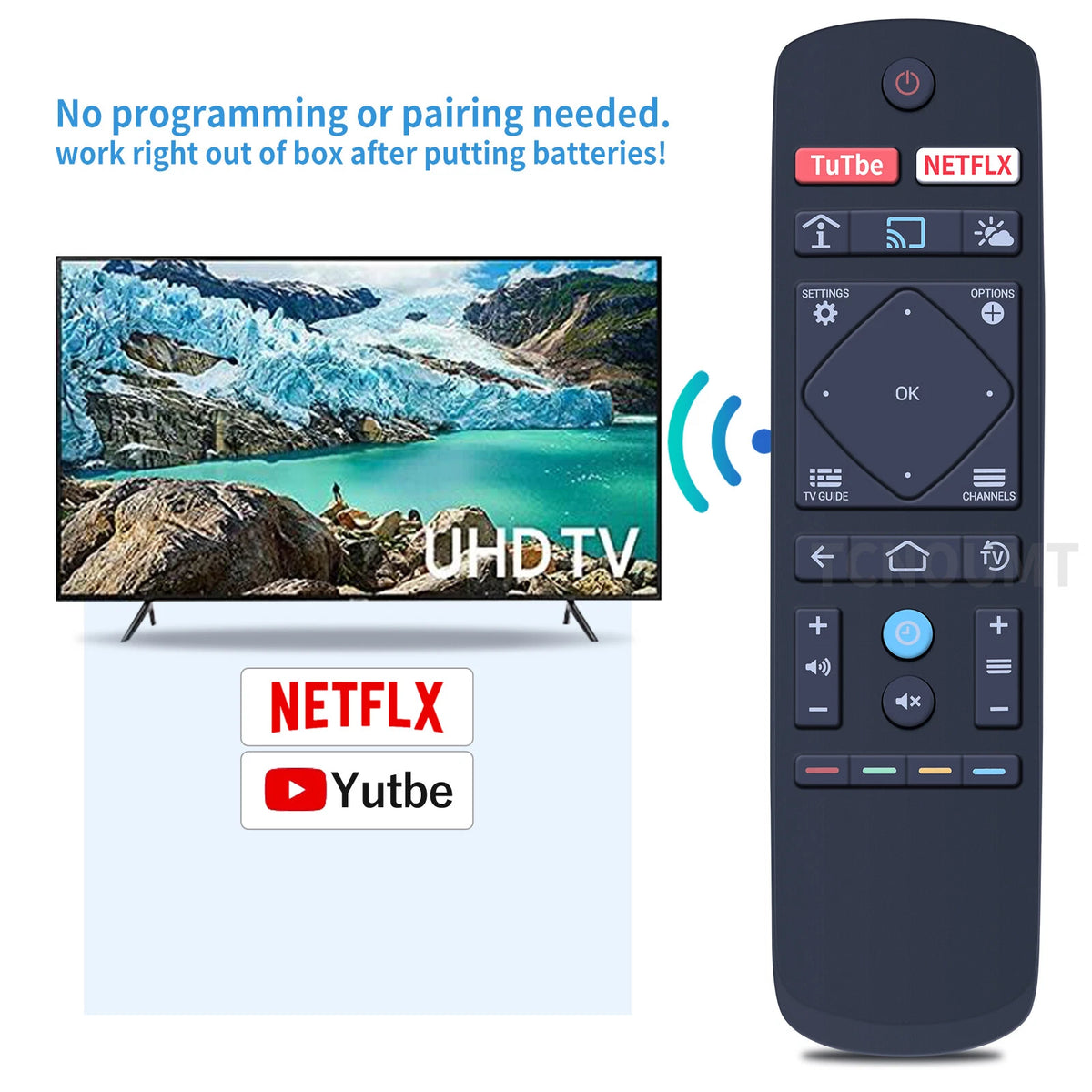 Remote Control For Philips TV S454001C S454002A S454002B S455001A S455002A