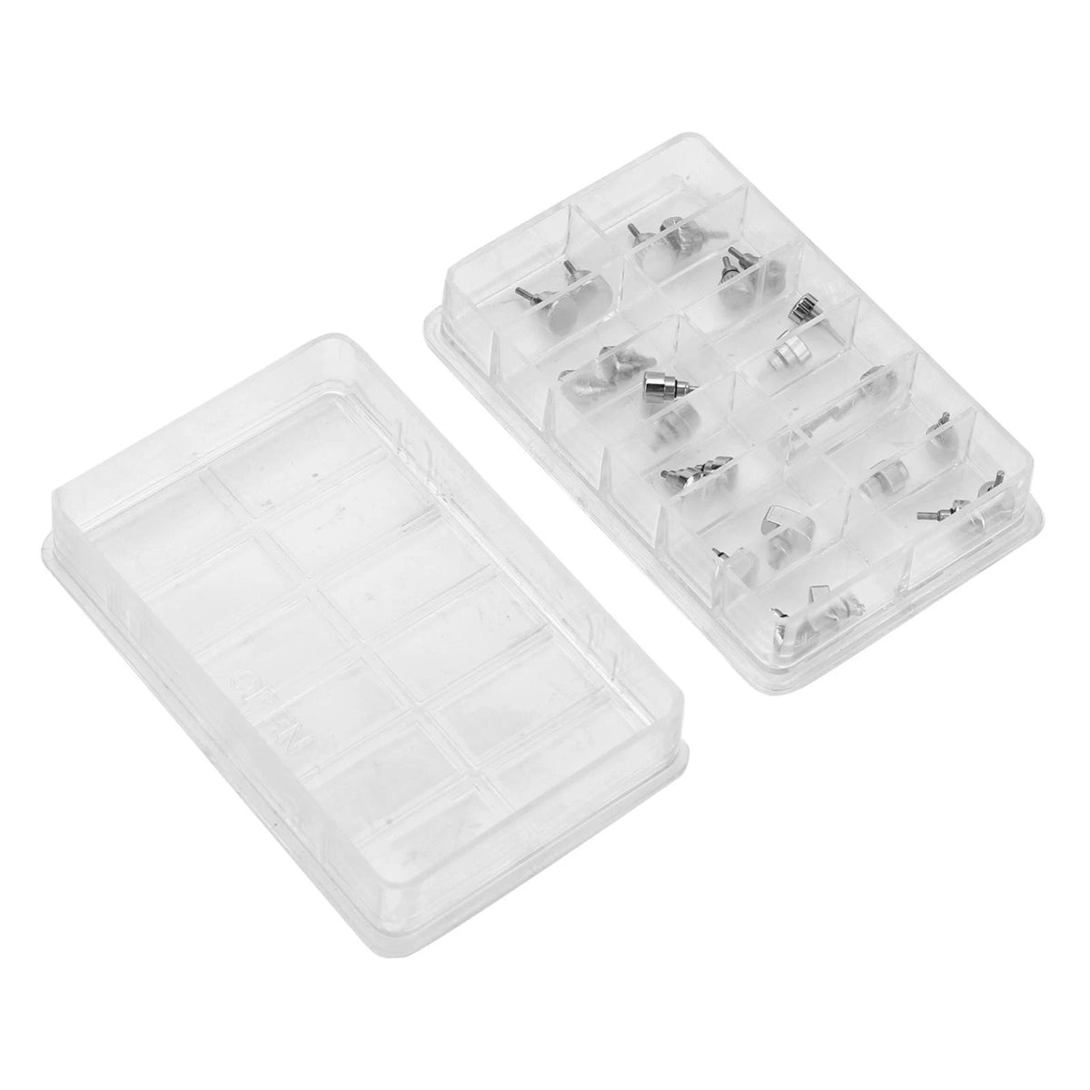 24Pcs Replacement Stainless Steel Watch Push Press Button Assortment Watchmaker