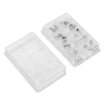 24Pcs Replacement Stainless Steel Watch Push Press Button Assortment Watchmaker