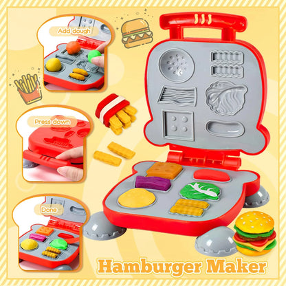 Aprilwolf 59 PCS 3 in 1 Dough Sets for Kids Ages child-size, Multicolor
