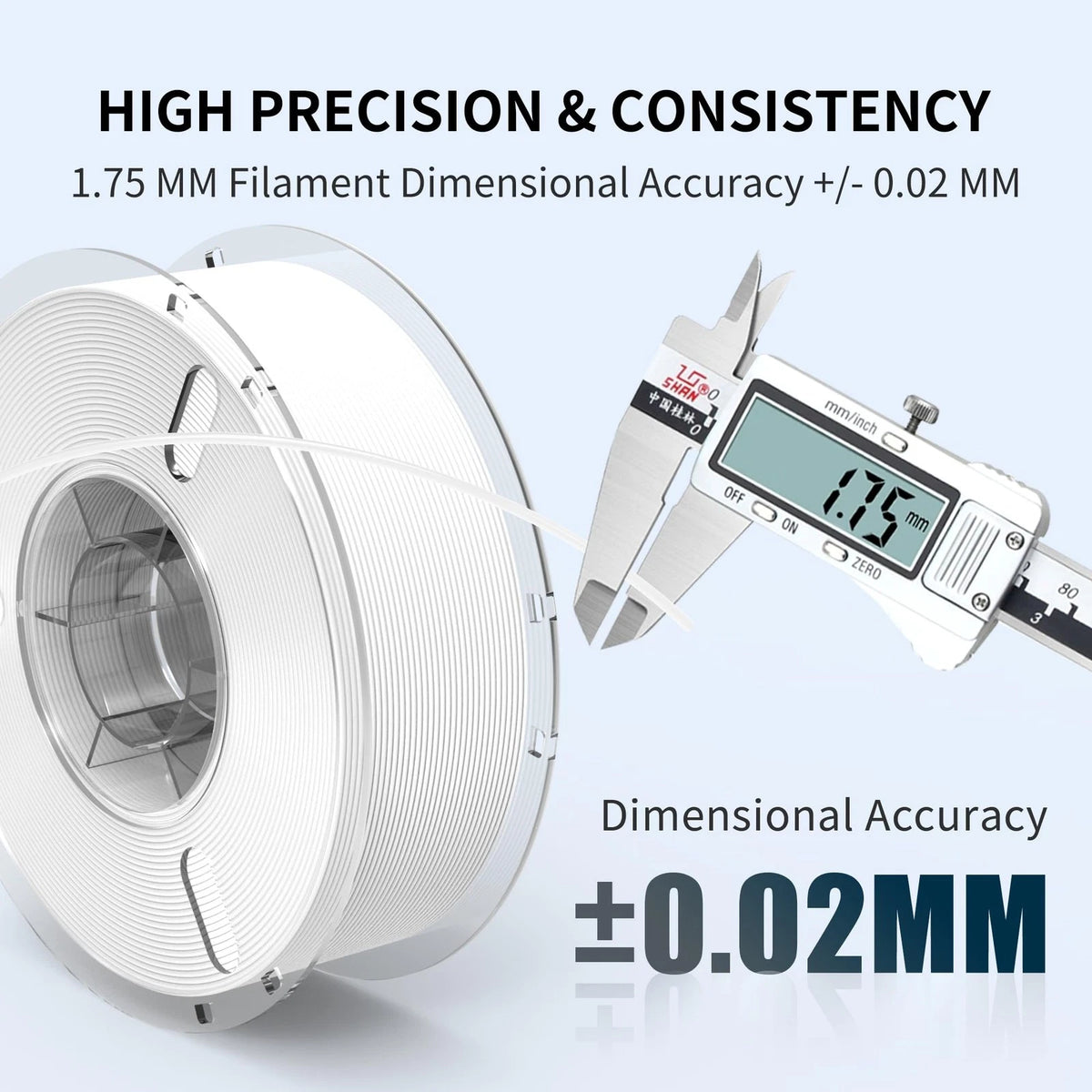 RAMBERY White Black PLA + 3D Printer Filament Bundle 4KG 4kg, Pla+ White-black